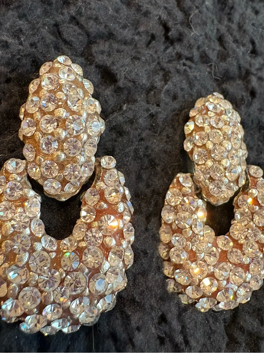 Crystal Clar Pave Erika Courtney Clip-Statement Earrings